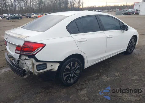 2014 Honda Civic Ex z USA, uszkodzony, nr VIN 2HGFB2F86EH531351